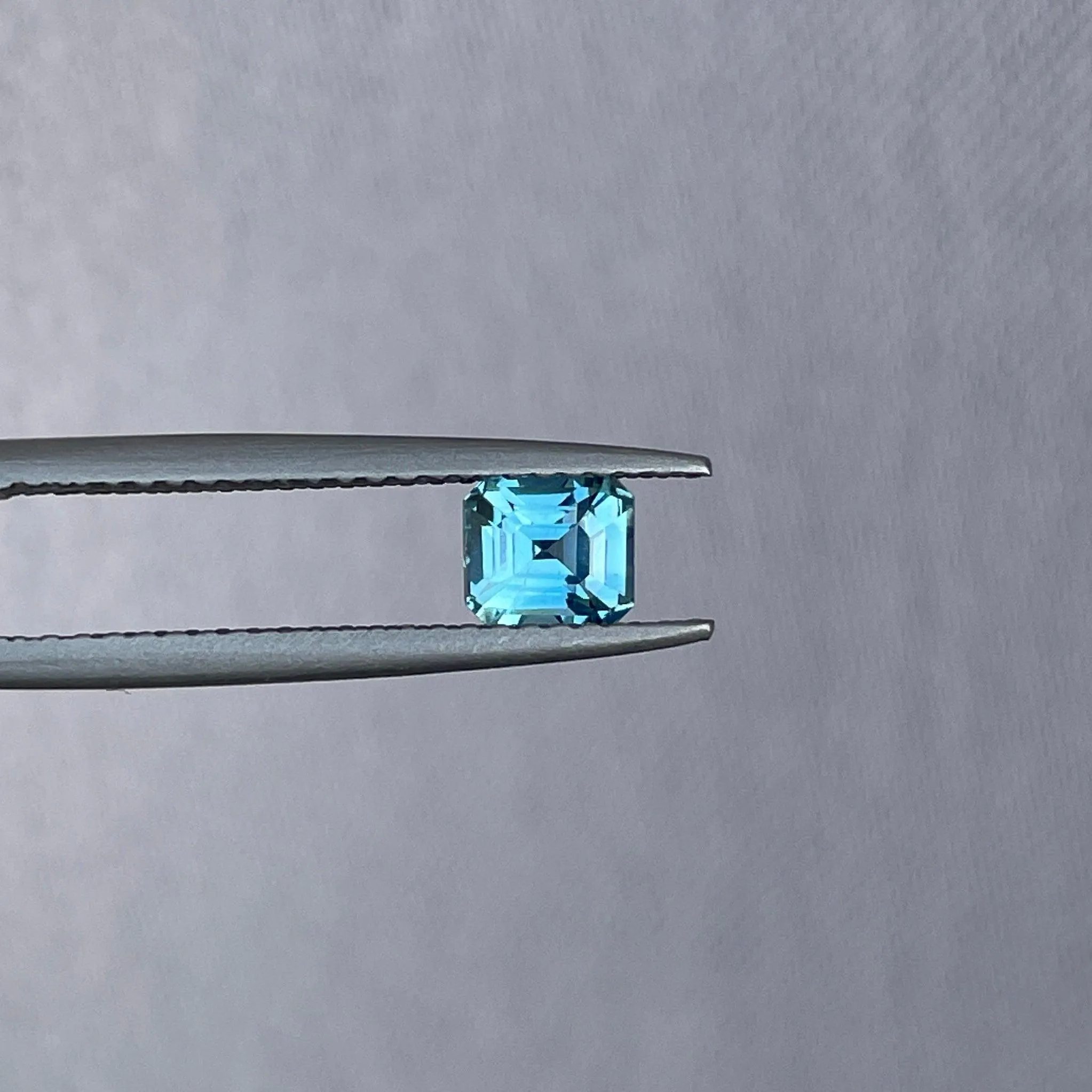 0.68 Carat Deep Neon Blue/Green Sapphire Emerald – 4.3x4.8mm
