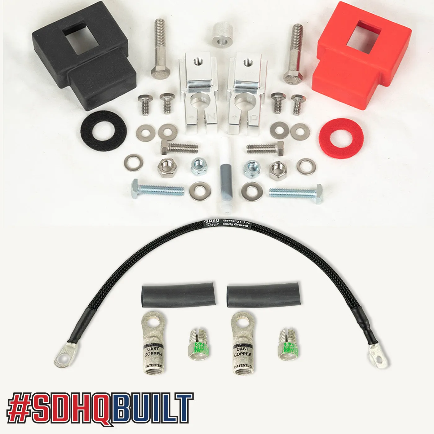 '09-14 Ford F-150 SDHQ Built Billet Battery Terminal Kit