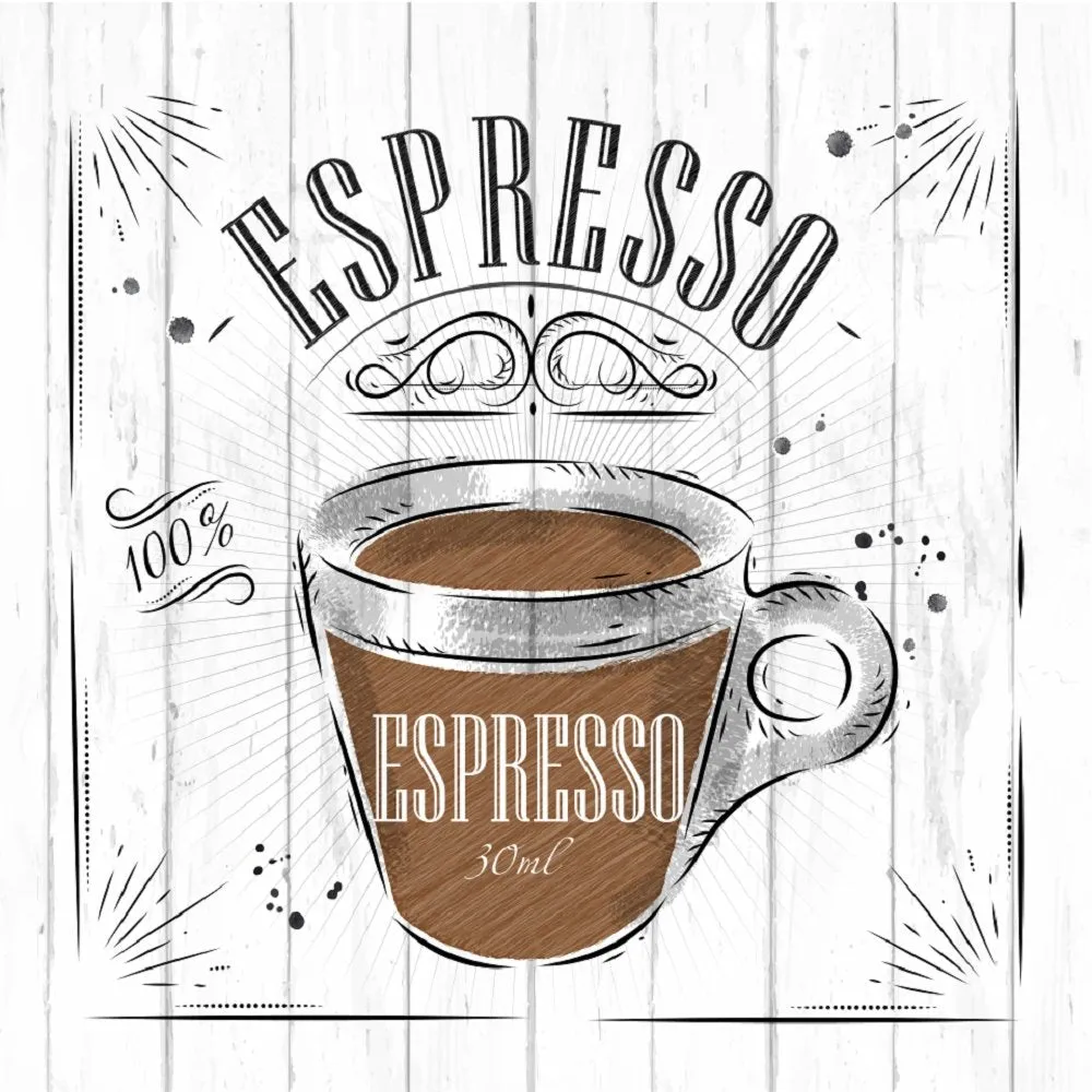 100% Espresso Fabric Panel