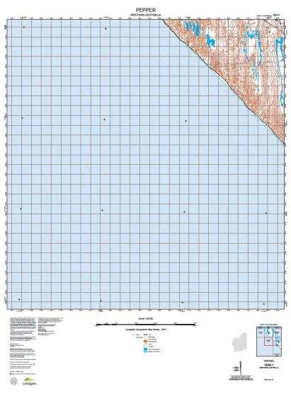 1544-1 Pepper Topographic Map by Landgate (2015)