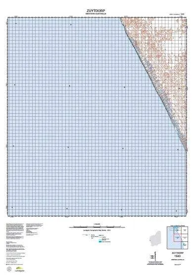 1643 Zuytdorp Topographic Map by Landgate (2015)