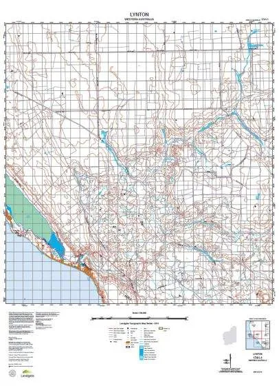 1741-1 Lynton Topographic Map by Landgate (2015)