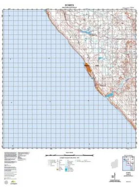 1741-2 Bowes Topographic Map by Landgate (2015)