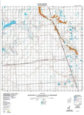 1745-2 Overlander Topographic Map by Landgate (2015)