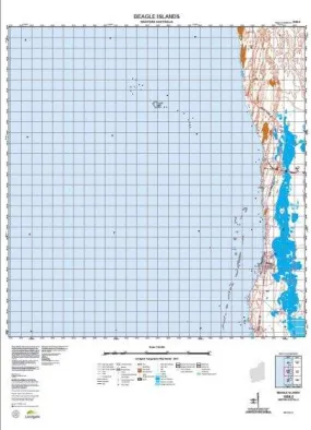 1838-2 Beagle Islands Topographic Map by Landgate (2015)