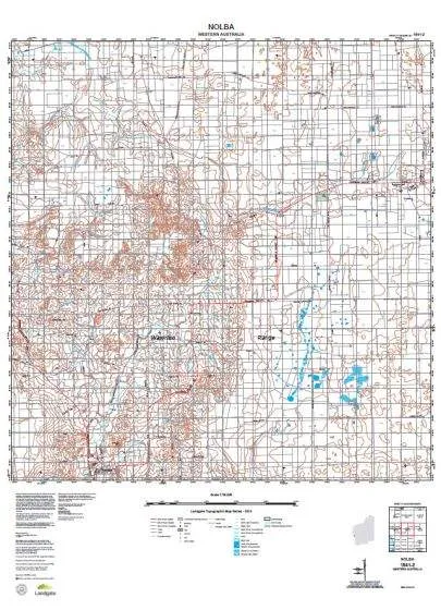 1841-2 Nolba Topographic Map by Landgate (2015)