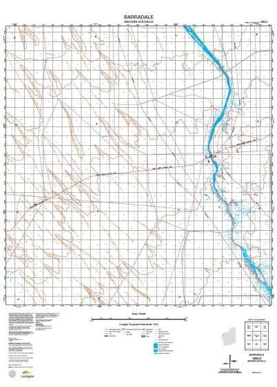 1852-2 Barradale Topographic Map by Landgate (2015)