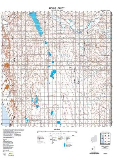 1939-3 Mount Lefroy Topographic Map by Landgate (2015)