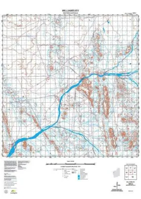 1950-3 Williambury Topographic Map by Landgate (2015)