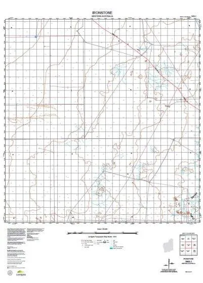 1953-1 Ironstone Topographic Map by Landgate (2015)