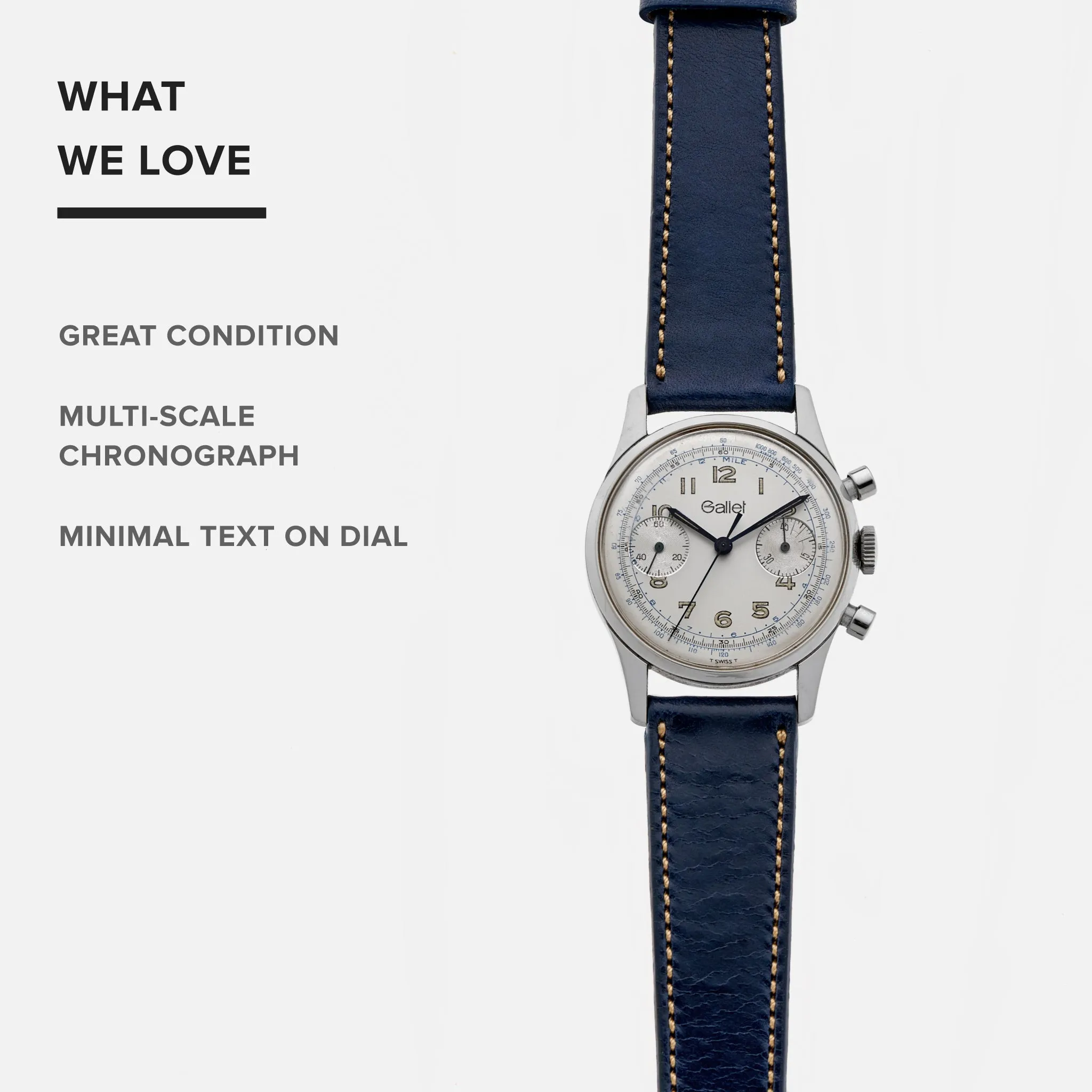 1960s Gallet MultiChron 45