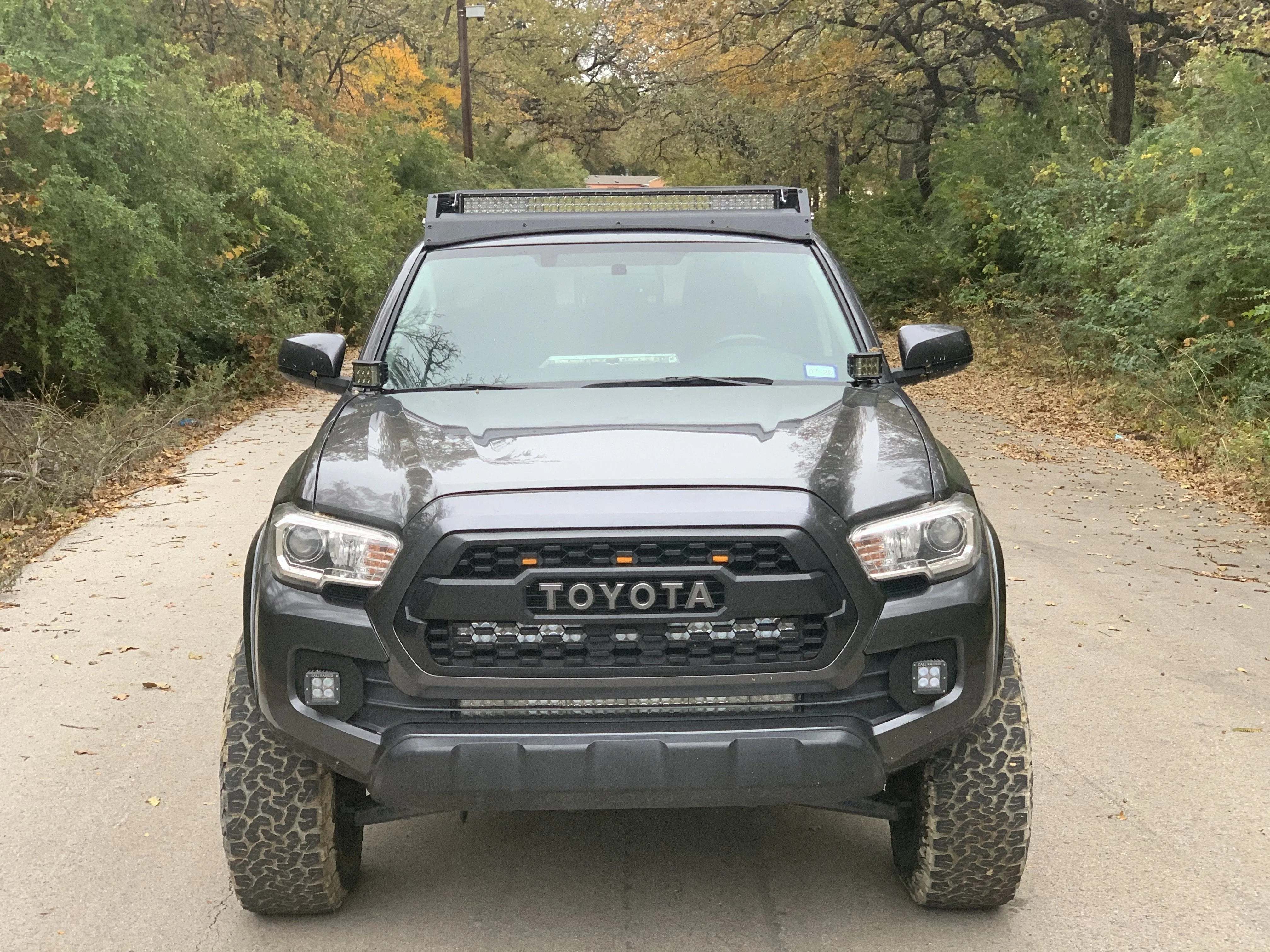 2005-2023 TOYOTA TACOMA PREMIUM ROOF RACK BY CALI RAISED LED