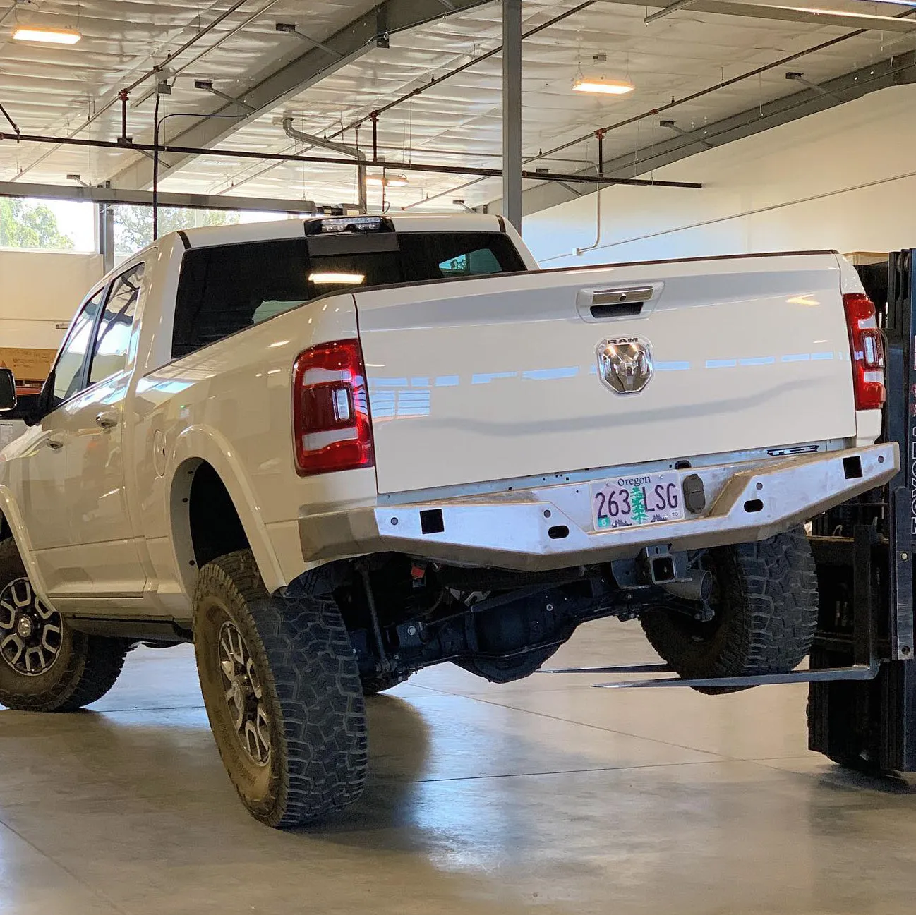 2010-2024 Thuren Fabrication Rear Bumper For OEM Hitch