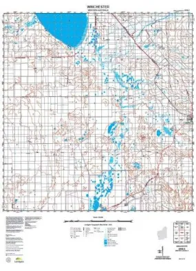 2038-2 Winchester Topographic Map by Landgate (2015)