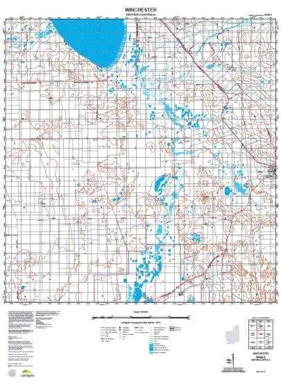 2038-2 Winchester Topographic Map by Landgate (2015)