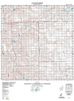 2038-3 Opossum Swamp Topographic Map by Landgate (2015)
