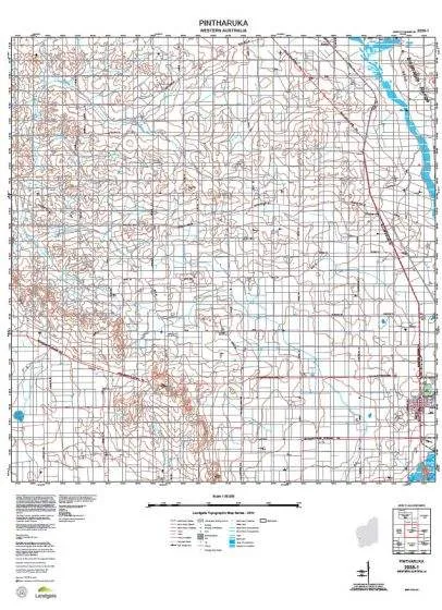 2039-1 Pintharuka Topographic Map by Landgate (2015)