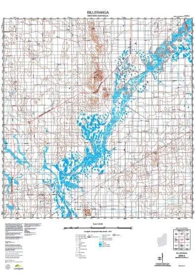 2039-2 Billeranga Topographic Map by Landgate (2015)