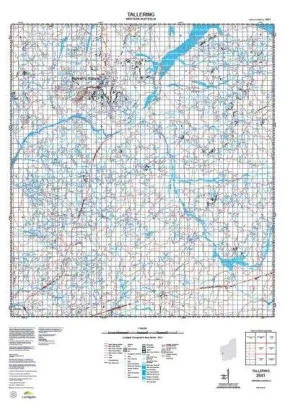 2041 Tallering Topographic Map by Landgate (2015)
