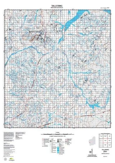 2041 Tallering Topographic Map by Landgate (2015)