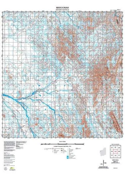 2051-3 Maroonah Topographic Map by Landgate (2015)