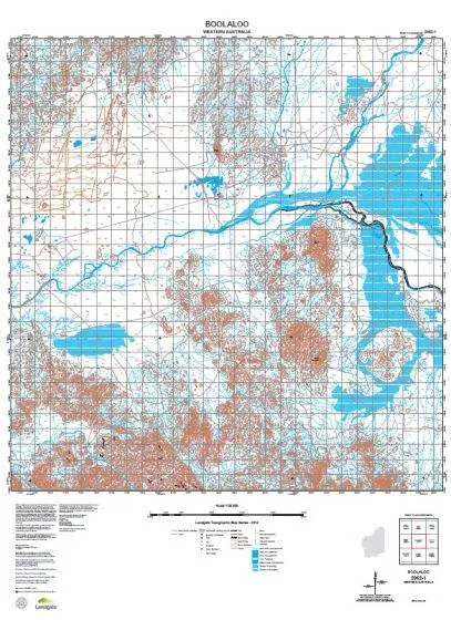 2052-1 Boolaloo Topographic Map by Landgate (2015)