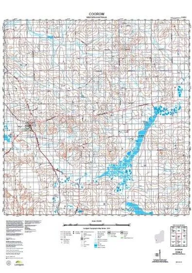 2138-3 Coorow Topographic Map by Landgate (2015)