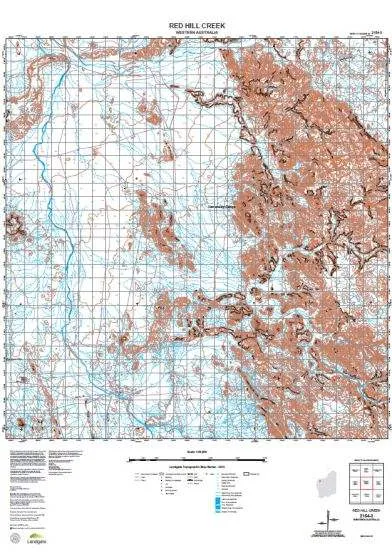 2154-3 Red Hill Creek Topographic Map by Landgate (2015)