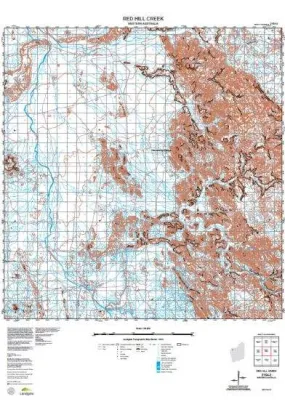 2154-3 Red Hill Creek Topographic Map by Landgate (2015)
