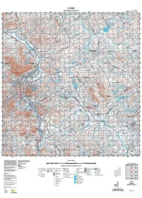 2234-2 York Topographic Map by Landgate (2015)