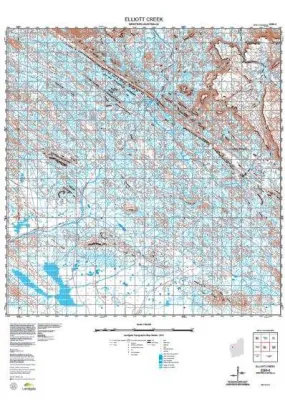 2250-3 Elliott Creek Topographic Map by Landgate (2015)