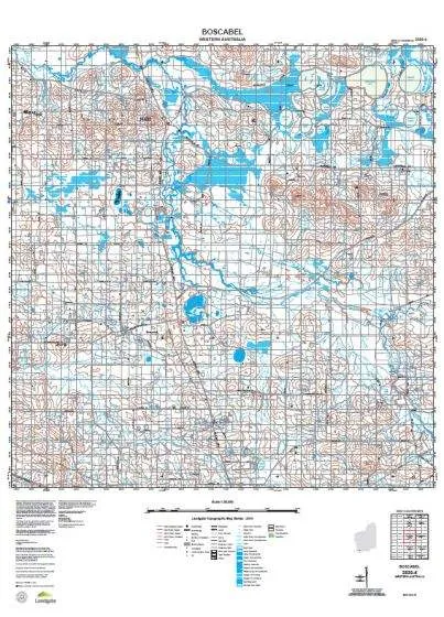 2330-4 Boscabel Topographic Map by Landgate (2015)
