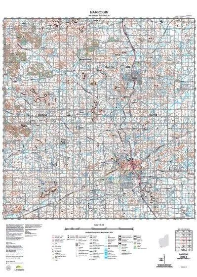 2332-3 Narrogin Topographic Map by Landgate (2015)