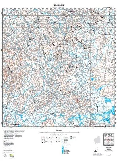 2333-4 Quajabin Topographic Map by Landgate (2015)