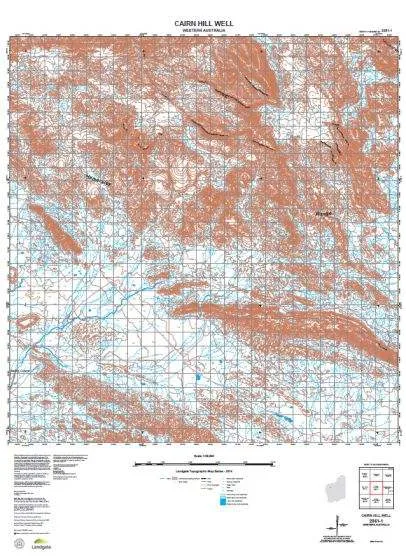 2351-1 Cairn Hill Well Topographic Map by Landgate (2015)
