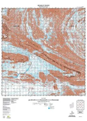 2352-3 Beasley River Topographic Map by Landgate (2015)