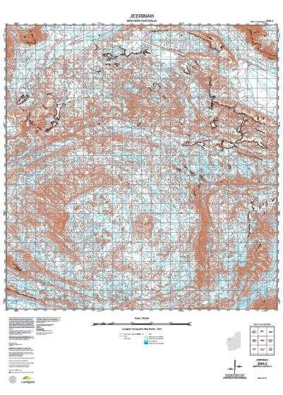 2353-3 Jeerinah Topographic Map by Landgate (2015)
