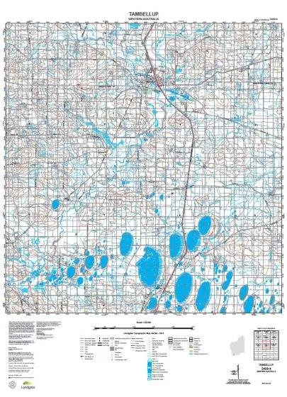 2429-4 Tambellup Topographic Map by Landgate (2015)