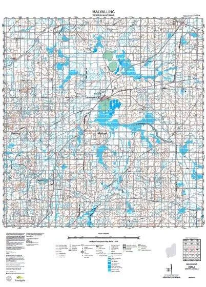 2432-4 Malyalling Topographic Map by Landgate (2015)
