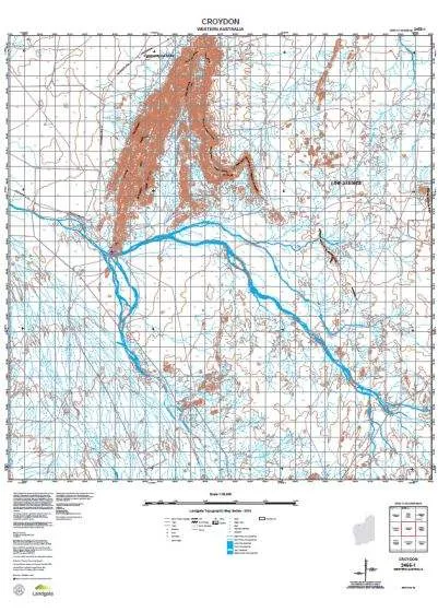 2455-1 Croydon Topographic Map by Landgate (2015)