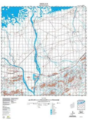 2456-3 Sherlock Topographic Map by Landgate (2015)