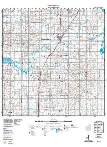 2533-1 Narembeen Topographic Map by Landgate (2015)