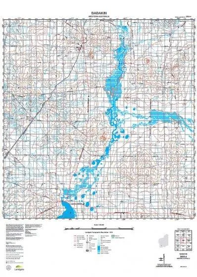 2533-4 Babakin Topographic Map by Landgate (2015)