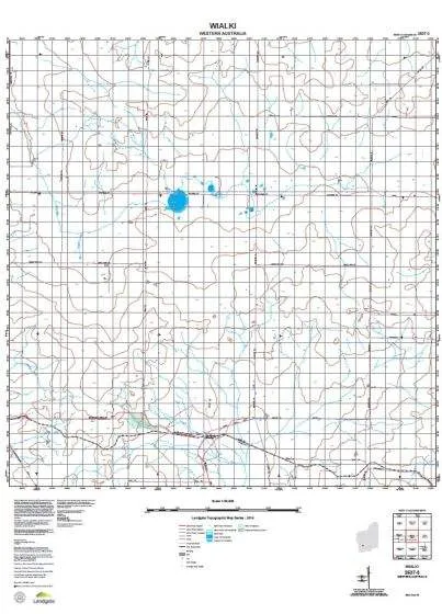 2537-3 Wialki Topographic Map by Landgate (2015)