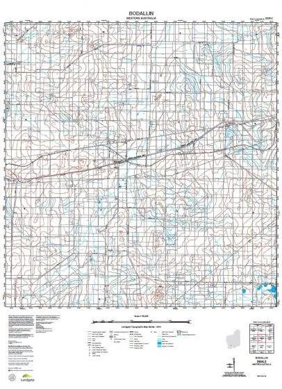 2635-2 Bodallin Topographic Map by Landgate (2015)