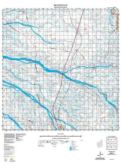 2654-1 Woodstock Topographic Map by Landgate (2015)