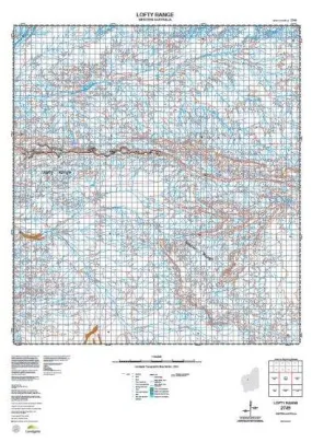 2749 Lofty Range Topographic Map by Landgate (2015)
