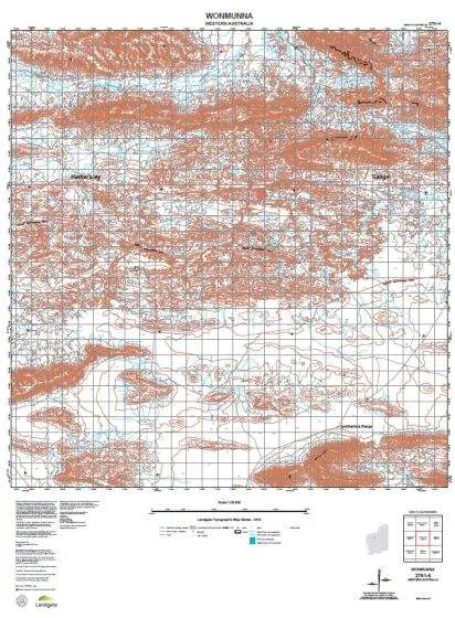 2751-4 Wonmunna Topographic Map by Landgate (2015)