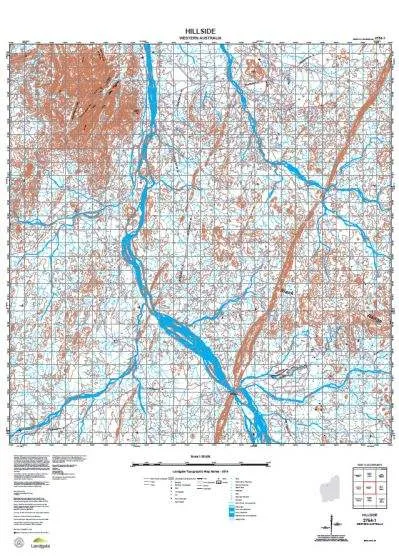 2754-1 Hillside Topographic Map by Landgate (2015)