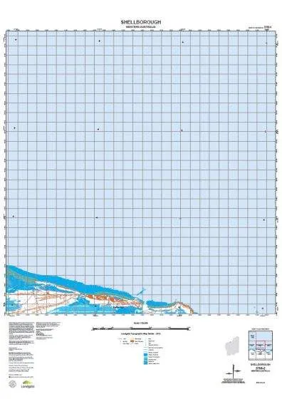 2758-2 Shellborough Topographic Map by Landgate (2015)